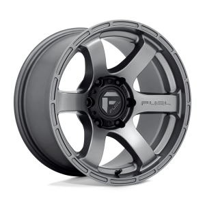 FUEL 1PC D767 RUSH 17X9 -12 MATTE GUN METAL | D76717908445