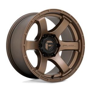 FUEL 1PC D768 RUSH 17X9 -12 MATTE BRONZE | D76817908445