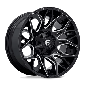 FUEL 1PC D769 TWITCH 20X10 -18 GLOSSY BLACK MILLED | D76920009847