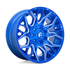 FUEL 1PC D770 TWITCH 20X10 -18 ANODIZED BLUE MILLED | D77020001747