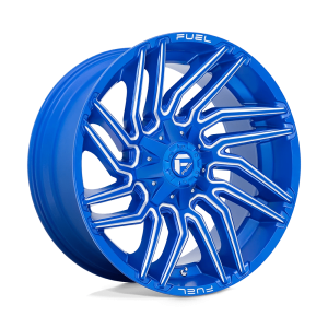 FUEL 1PC D774 TYPHOON 22X10 -18 ANODIZED BLUE MILLED | D77422001747