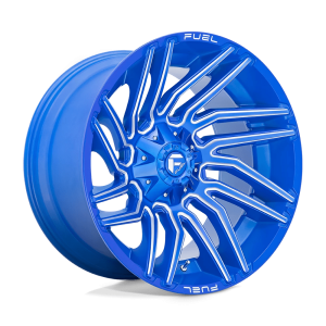 FUEL 1PC D774 TYPHOON 22X12 -44 ANODIZED BLUE MILLED | D77422202647