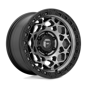 FUEL 1PC D784 UNIT 17X9 -12 GUNMETAL WITH MATTE BLACK RING | D78417907545