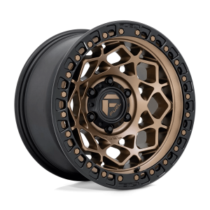 FUEL 1PC D785 UNIT 17X9 -12 BRONZE WITH MATTE BLACK RING | D78517907545