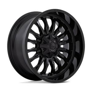 FUEL 1PC D796 ARC 22X10 -18 MATTE BLACK WITH GLOSS BLACK LIP | D79622009847