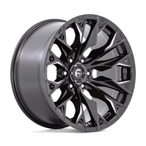 FUEL 1PC D803 FLAME 20X10 -18 GLOSS BLACK MILLED | D80320008447