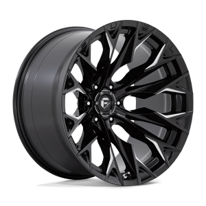 FUEL 1PC D803 FLAME 22X12 -44 GLOSS BLACK MILLED | D80322208447