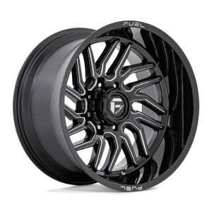 FUEL 1PC D807 HURRICANE 20X10 -18 GLOSS BLACK MILLED | D80720001747