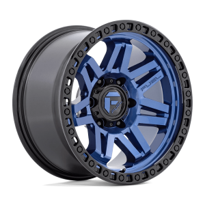 FUEL 1PC D813 SYNDICATE 17X9 -12 DARK BLUE WITH BLACK RING | D81317907545