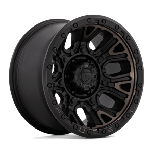 FUEL 1PC D824 TRACTION 17X9 -12 MATTE BLACK WITH DOUBLE DARK TINT | D82417907545