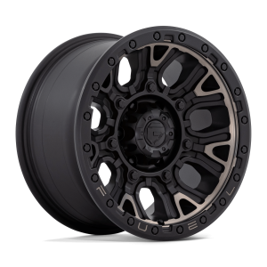 FUEL 1PC D824 TRACTION 17X9 1 MATTE BLACK WITH DOUBLE DARK TINT | D82417908450