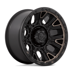 FUEL 1PC D824 TRACTION 20X10 -18 MATTE BLACK WITH DOUBLE DARK TINT | D82420001747