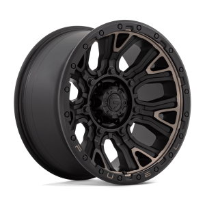 FUEL 1PC D824 TRACTION 20X10 -18 MATTE BLACK WITH DOUBLE DARK TINT | D82420008447