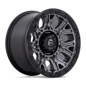 FUEL 1PC D825 TRACTION 17X9 1 MATTE GUNMETAL WITH BLACK RING | D82517908450