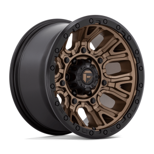 FUEL 1PC D826 TRACTION 17X9 -12 MATTE BRONZE WITH BLACK RING | D82617907545