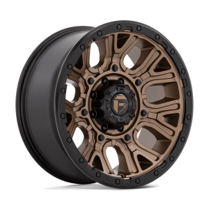 FUEL 1PC D826 TRACTION 20X9 1 MATTE BRONZE WITH BLACK RING | D82620901750