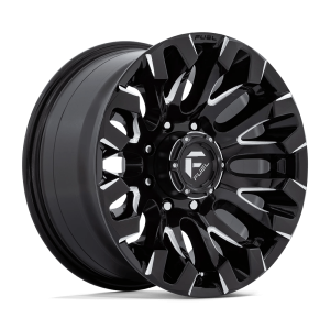 FUEL 1PC D828 QUAKE 18X9 1 GLOSS BLACK MILLED | D82818901750