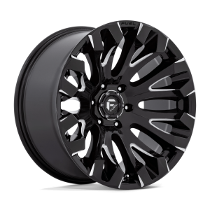 FUEL 1PC D828 QUAKE 18X9 1 GLOSS BLACK MILLED | D82818905650