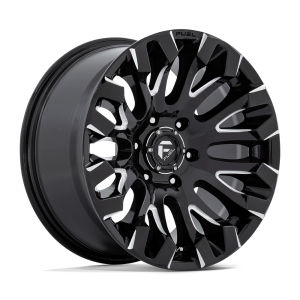 FUEL 1PC D828 QUAKE 18X9 1 GLOSS BLACK MILLED | D82818908450