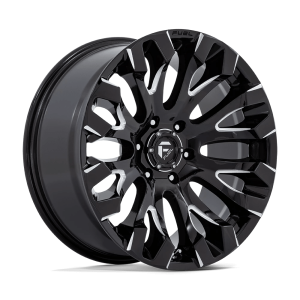 FUEL 1PC D828 QUAKE 20X9 1 GLOSS BLACK MILLED | D82820908450