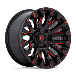 FUEL 1PC D829 QUAKE 18X9 1 GLOSS BLACK MILLED RED TINT | D82918908450