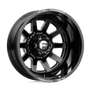 FUEL MONO DE09 FF09D 22X8.25 -202 MATTE BLACK MILLED | DE092282A935