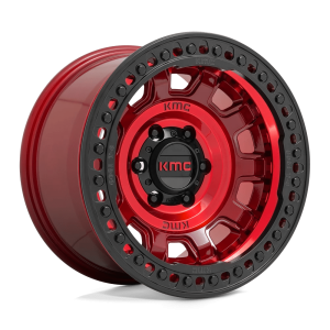 KMC KM236 TANK BEADLOCK 17X9 -15 CANDY RED | KM23679050915N