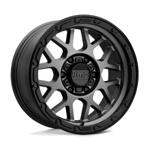 KMC KM535 GRENADE OFF-ROAD 16X8 -6 MATTE GRAY MATTE BLACK LIP | KM53568068406N