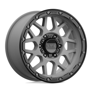 KMC KM535 GRENADE OFF-ROAD 17X9 18 MATTE GRAY MATTE BLACK LIP | KM53579063418