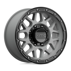 KMC KM535 GRENADE OFF-ROAD 17X9 18 MATTE GRAY MATTE BLACK LIP | KM53579080418