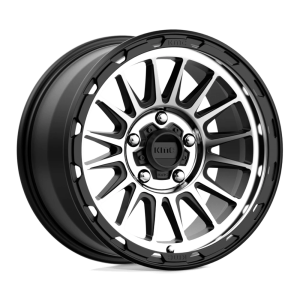 KMC KM542 IMPACT 17X9 18 SATIN BLACK MACHINED | KM54279050518