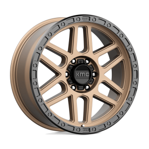 KMC KM544 MESA 17X8.5 0 MATTE BRONZE WITH BLACK LIP | KM54478568600