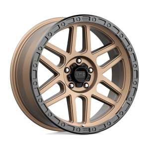 KMC KM544 MESA 17X9 -12 MATTE BRONZE WITH BLACK LIP | KM54479050612N