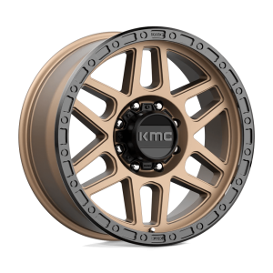 KMC KM544 MESA 17X9 -12 MATTE BRONZE WITH BLACK LIP | KM54479080612N