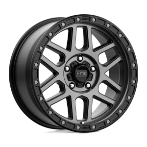 KMC KM544 MESA 18X9 18 SATIN BLACK WITH GRAY TINT | KM54489050418