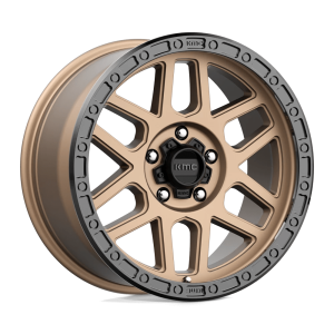 KMC KM544 MESA 18X9 25 MATTE BRONZE WITH BLACK LIP | KM54489058625