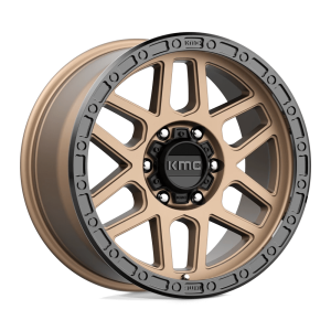 KMC KM544 MESA 18X9 18 MATTE BRONZE WITH BLACK LIP | KM54489064618