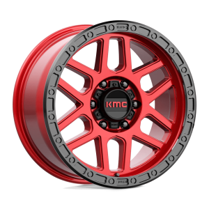 KMC KM544 MESA 18X9 18 CANDY RED WITH BLACK LIP | KM54489064918