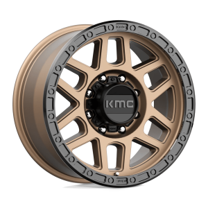 KMC KM544 MESA 18X9 18 MATTE BRONZE WITH BLACK LIP | KM54489080618