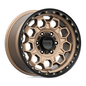 KMC KM545 TREK 17X9 18 MATTE BRONZE WITH BLACK LIP | KM54579063618