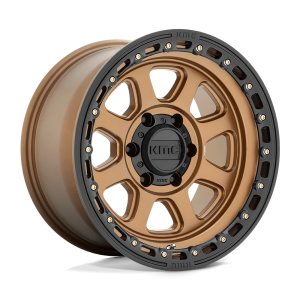 KMC KM548 CHASE 20X9 18 MATTE BRONZE WITH BLACK LIP | KM54829050618