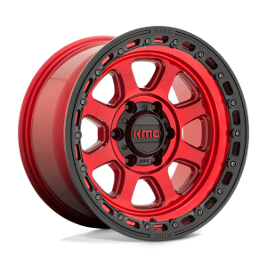 KMC KM548 CHASE 17X9 0 CANDY RED WITH BLACK LIP | KM54879050900