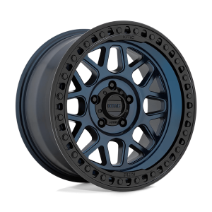 KMC KM549 GRS 18X9 -12 MIDNIGHT BLUE WITH GLOSS BLACK LIP | KM54989050912N