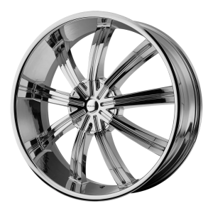 KMC KM672 WIDOW 24X9.5 35 CHROME | KM67224958235