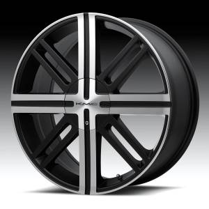 KMC KM675 SPLICE 16X7 35 SATIN BLACK WITH MACHINED FACE | KM67567004735