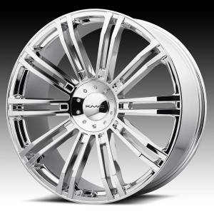 KMC KM677 D2 22X9.5 35 CHROME | KM67722926235