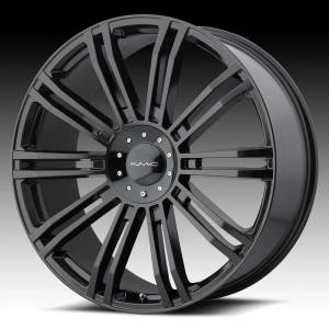 KMC KM677 D2 22X9.5 35 GLOSS BLACK | KM67722972335