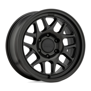 KMC KM717 BULLY OL 16X8 0 SATIN BLACK | KM71768050700