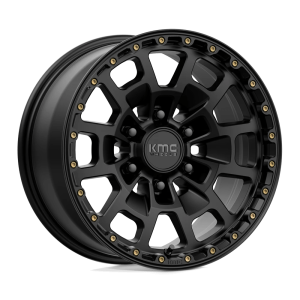 KMC KM718 SUMMIT 17X8.5 18 SATIN BLACK | KM71878563718