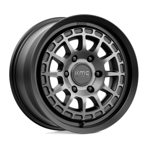 KMC KM719 CANYON 17X8 35 SATIN BLACK WITH GRAY TINT | KM71978062435